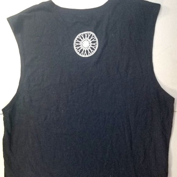 SoulCycle Unisex Sleeveless T-Shirt W/Disconnect & Logo On Back- Size LG - Picture 2 of 3